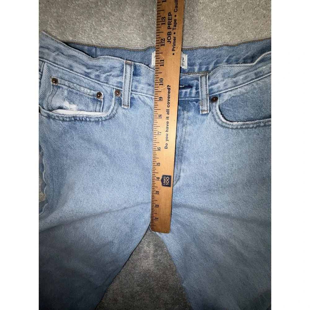 Abercrombie & Fitch The Barrel Jean Mid Rise Women's Size 28 Reg *spot On Leg - Picture 9 of 11